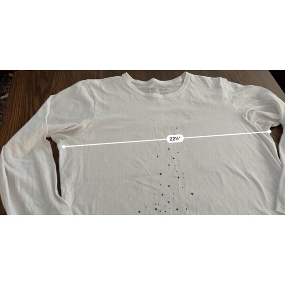 LIFE IS GOOD Crusher Tee Long Sleeve White Tee Women’s Size XXL  Daisy Flower - Picture 12 of 15